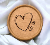 Heart with Two Smaller Hearts SVG Doodle Bundle SVG